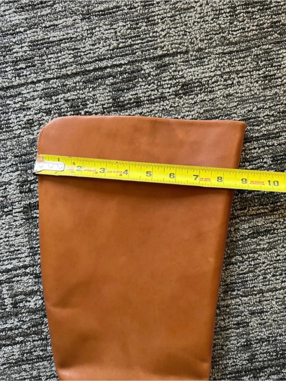 Franco Sarto Cognac Brown Over-the-Knee Leather Boots